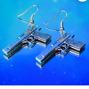 Desert Eagle gun earrings